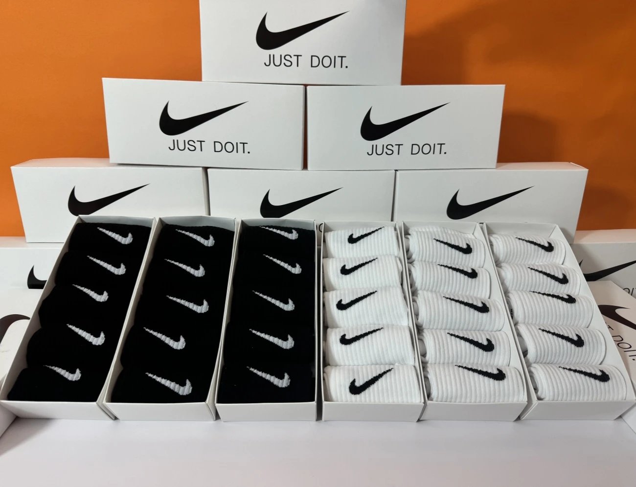 Nike Black and White Socks Pack