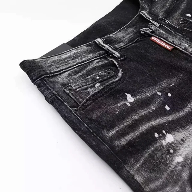 DSQUARED2 Jeans Distressed Paint-Splatter Skinny product detail image 10