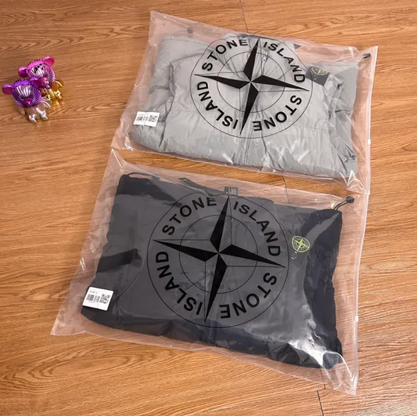 Stone Island Shadow Project Down Vest Light Gray - 9