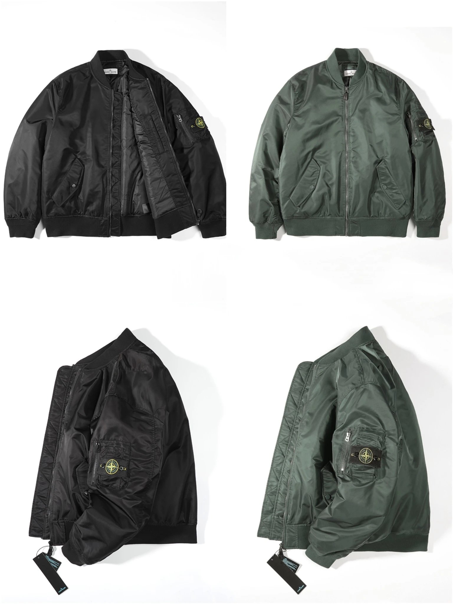 Winter Classic High Street Down Cotton Jacket Flight Jacket Baseball Jacket
