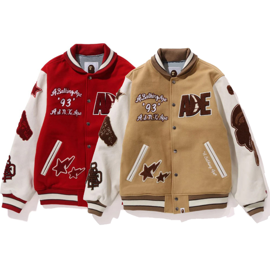A Bathing Ape '93' Varsity Jac