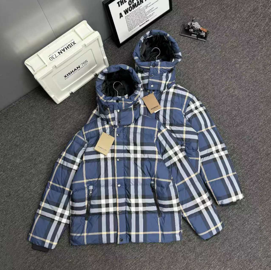 Burberry Check Down Jacket