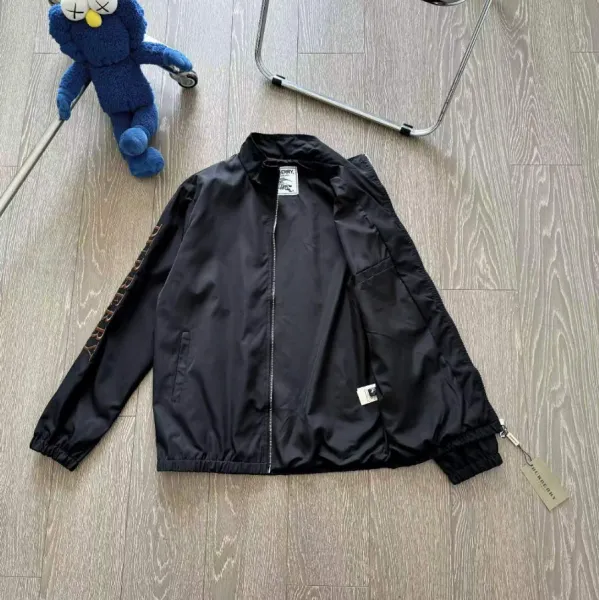 Burberry R.B. Logo Bomber Jacket Black - 16