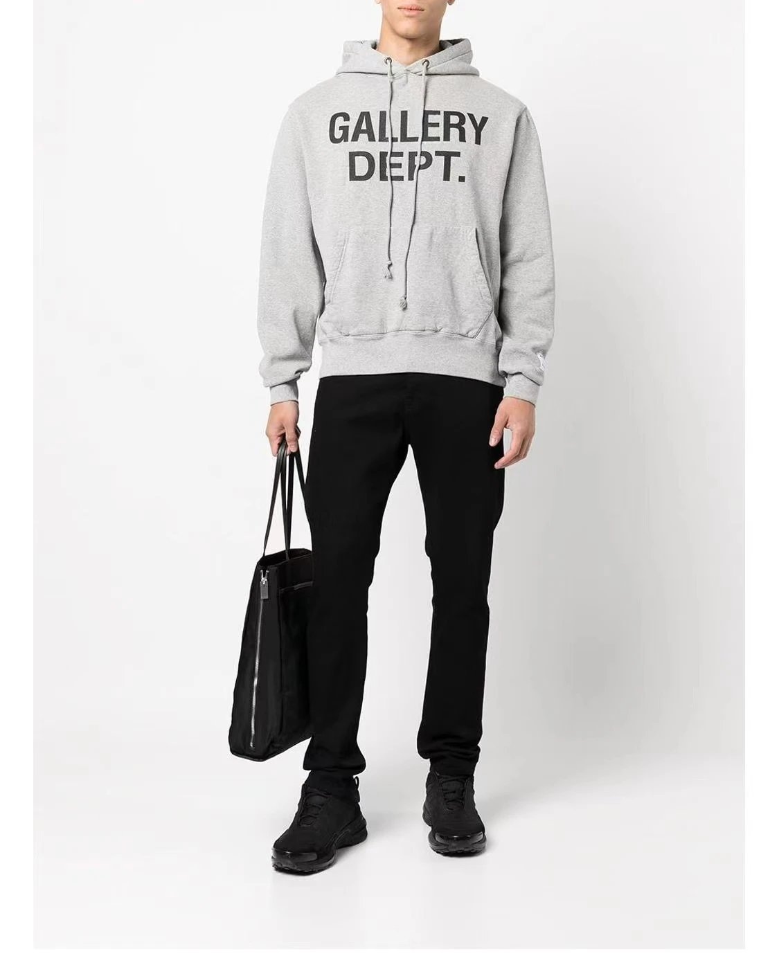 Gallery Dept DEPT. Flame Sleeve Long Sleeve T-Shirt Black - 7