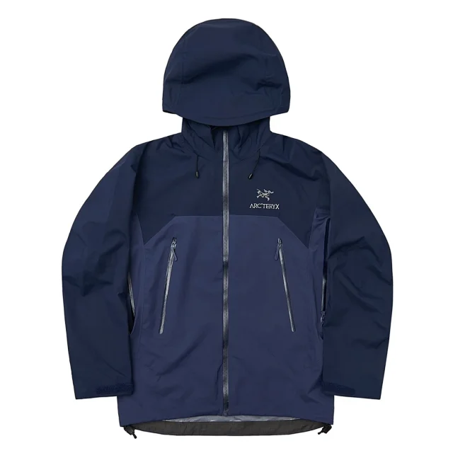 Arc'teryx Jackets Hooded zip-front shell jacket with waterproof zip pockets product detail image 5
