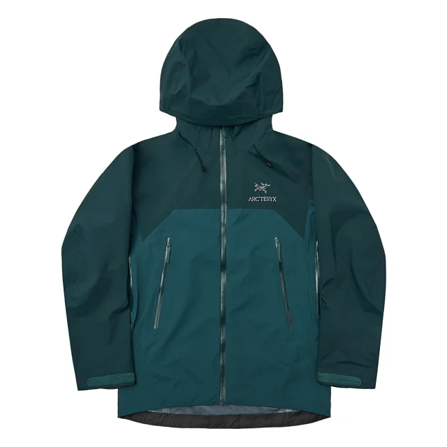 Arc'teryx Jackets Hooded zip-front shell jacket with waterproof zip pockets product detail image 3