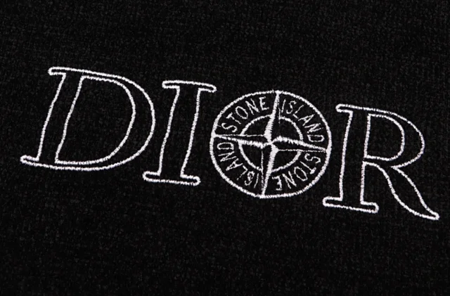 Dior Knitwear Embroidered Logo Crew-Neck Sweater product detail image 11