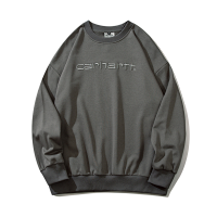 Round neck, dark gray
