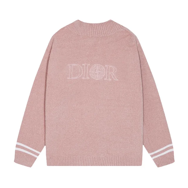 Dior Knitwear Embroidered Logo Crew-Neck Sweater product detail image 1