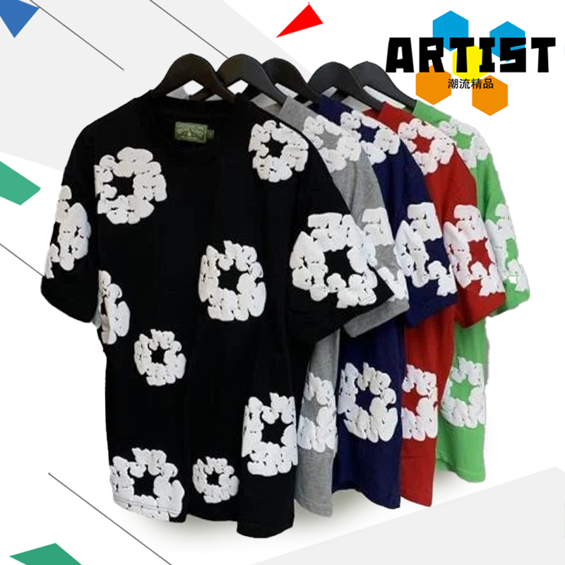 European and American hip-hop cotton print hooded sweatshirt sports suit