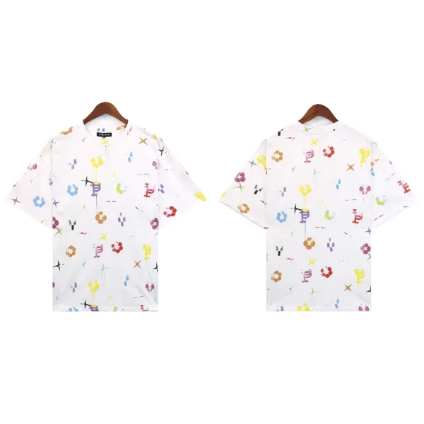 Purple Brand All-Over Print Multicolor Graphic T-Shirt - 1