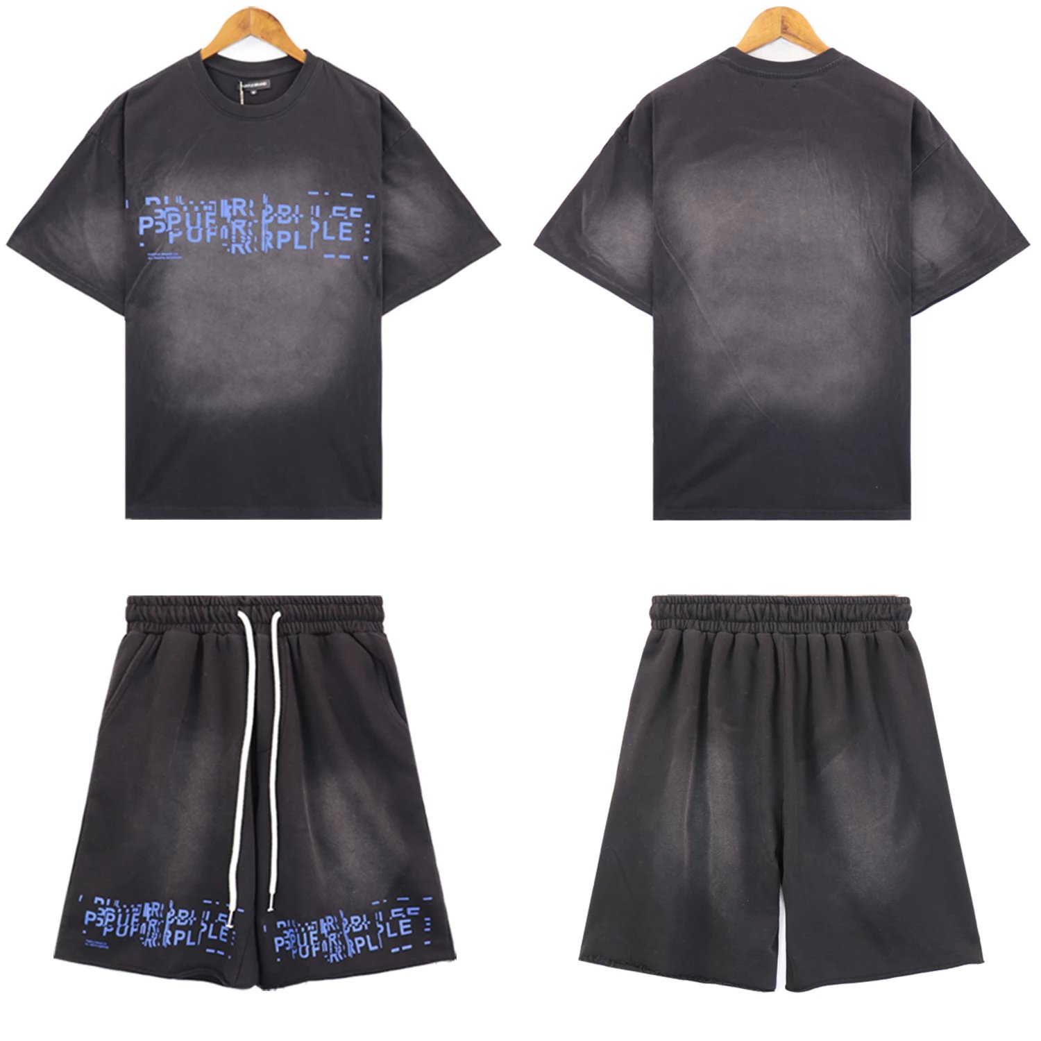 NOFS Star Logo Black Hoodie and Sweatpants Set - 12