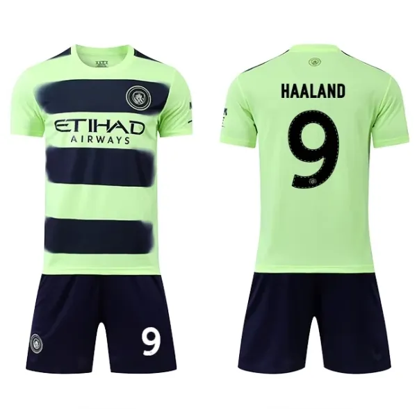 Manchester City x Puma Third Kit 2023-24 White/Gray Jersey Set - 13