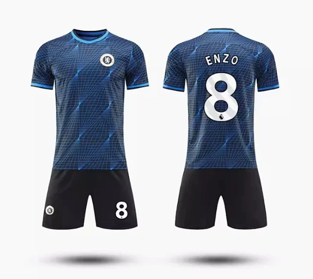 Chelsea FC Football Jerseys Blue home jersey with player name and number print product detail image 5