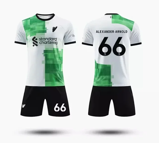 Liverpool FC Football Jerseys Mohamed Salah No. 11 Kit product detail image 12