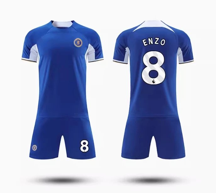 Chelsea FC Inspired Soccer Jersey Set Blue - 13