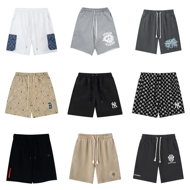 Denim Tears Shorts Drawstring Raw-Hem product detail image 1