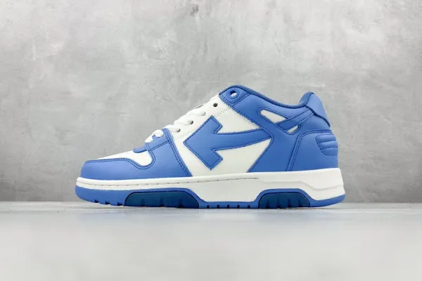 Off-White Arrow Low White/Navy Sneakers - 10