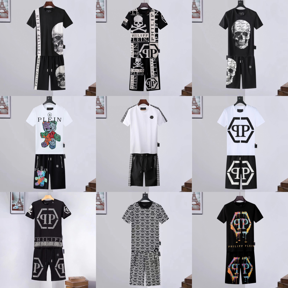 Philipp Plein Skull & Logo T-S