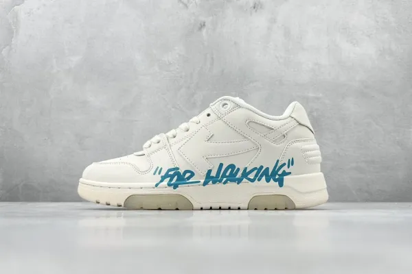 Off-White Arrow Low White/Navy Sneakers - 11