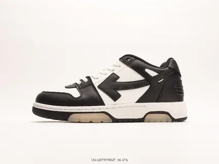 Off-White Arrow Low White/Navy Sneakers - 6