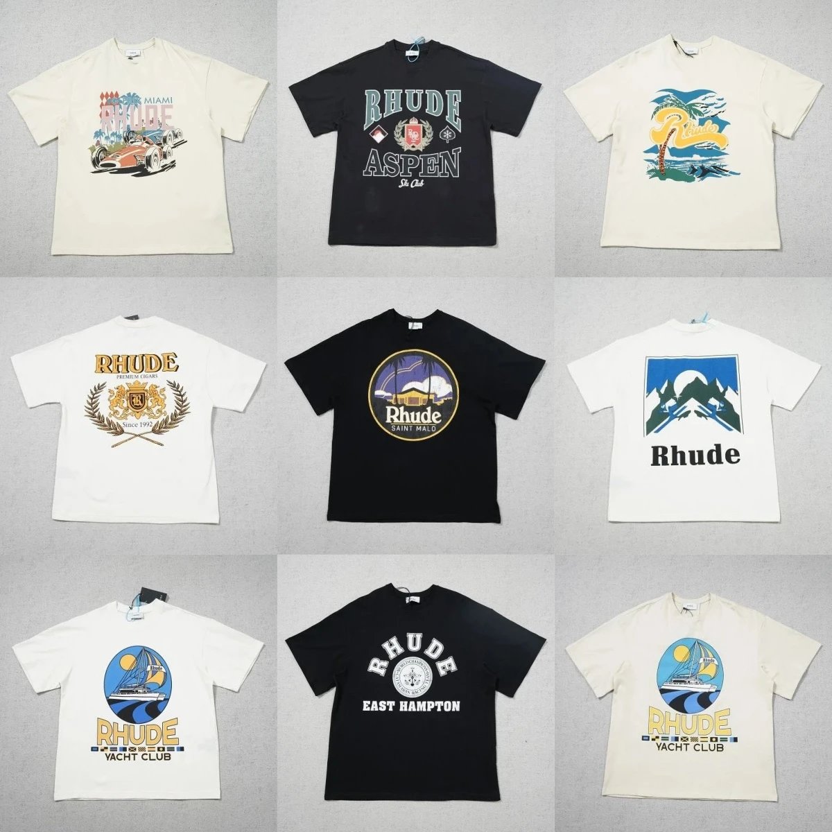 Rhude Graphic T-Shirts [34 sty
