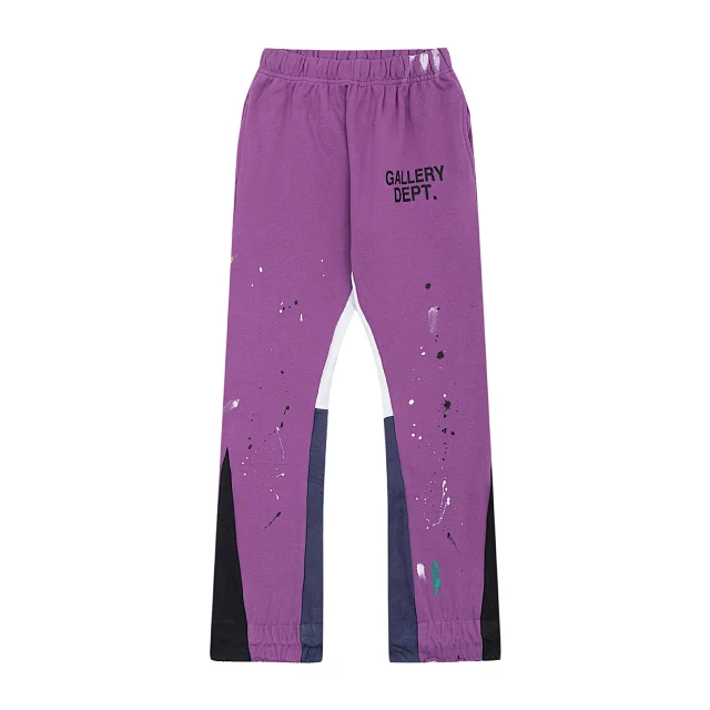 Gallery Dept. Trousers Paint-splatter color-block jogger product detail image 12