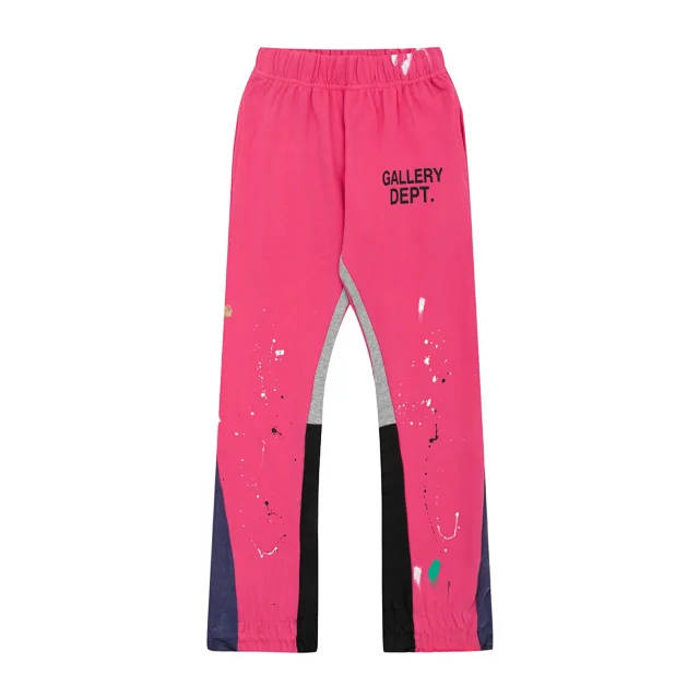 Gallery Dept. Trousers Paint-splatter color-block jogger product detail image 14