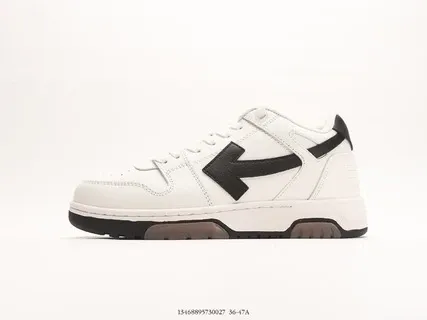 Off-White Arrow Low White/Black Sneakers - 1