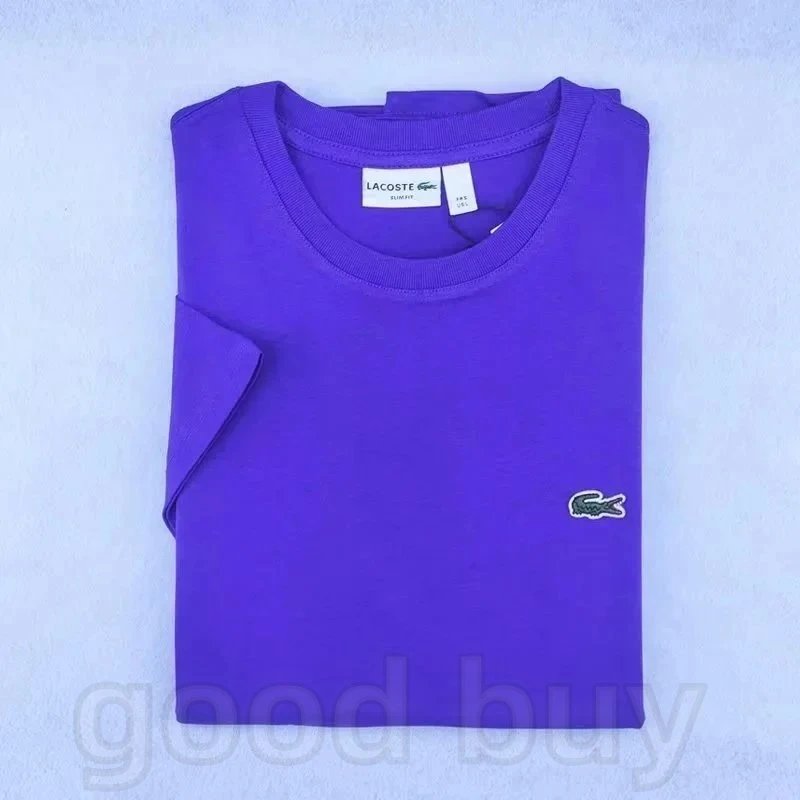 Lacoste Classic Crocodile Logo T-Shirt Pale Yellow T-Shirt - 13