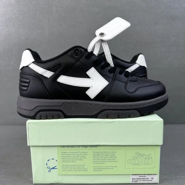 Off-White c/o Virgil Abloh Arrow Low Black White Sneakers - 1