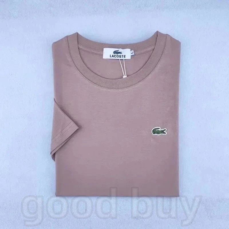 Lacoste Classic Crocodile Logo T-Shirt Pale Yellow T-Shirt - 12