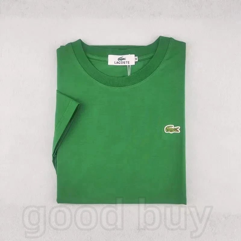 Lacoste Classic Crocodile Logo T-Shirt Pale Yellow T-Shirt - 11