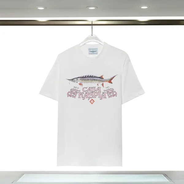 Casablanca x BLANCA Graphic Print White T-Shirt - 14