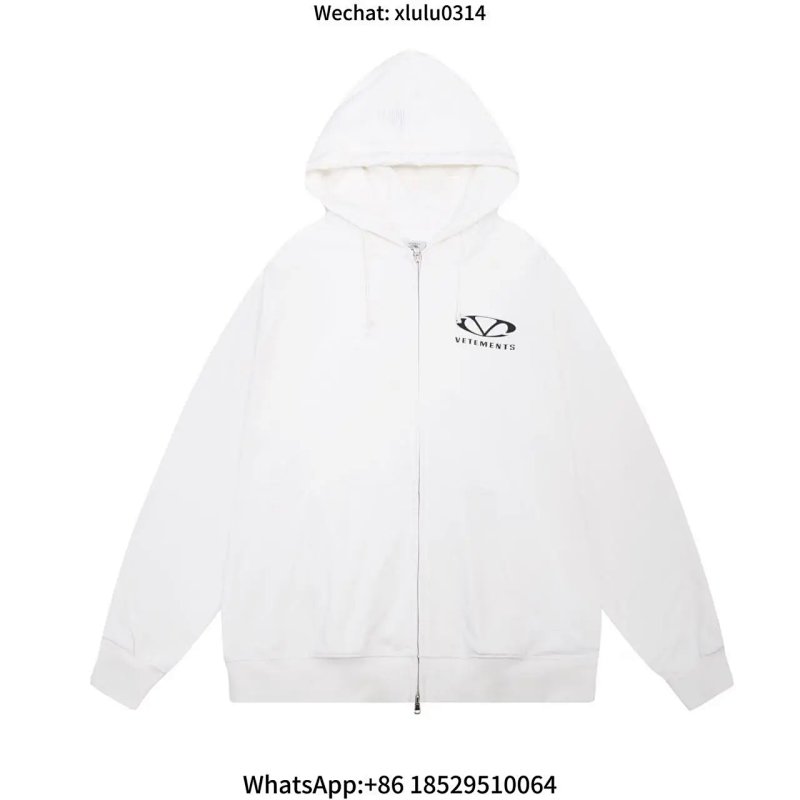 vtmV印花logo拉链外套
