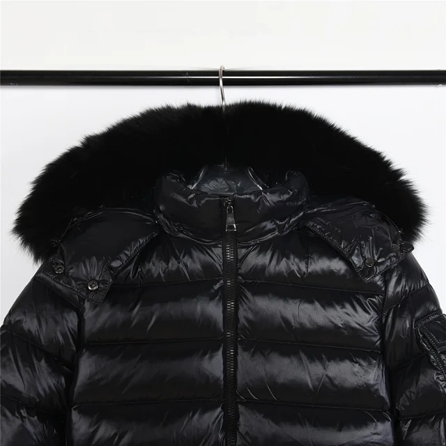 Moncler Down Jackets Hooded Puffer Jacket with Sleeve Logo Patch product detail image 83