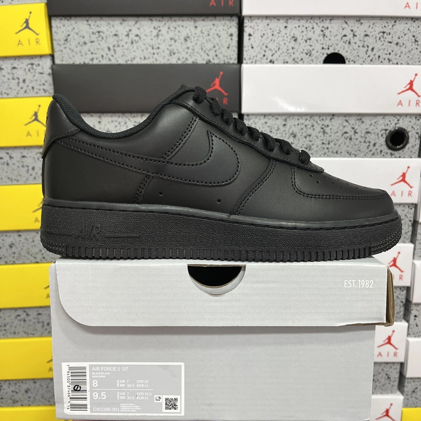 Nike Air Force 1 Low '07 Triple Black CW2288-001