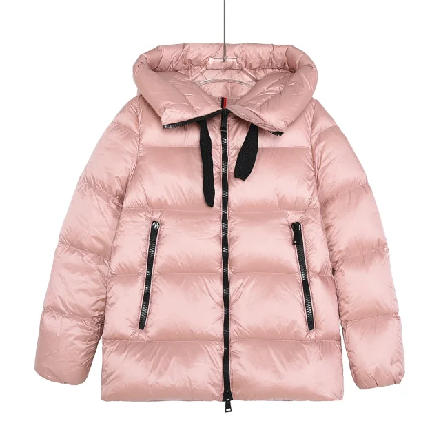 Moncler Down Jackets Hooded Puffer Jacket with Sleeve Logo Patch product detail image 49