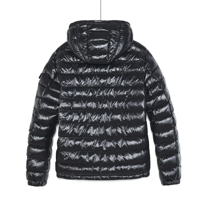 Moncler Down Jackets Hooded Puffer Jacket with Sleeve Logo Patch product detail image 89