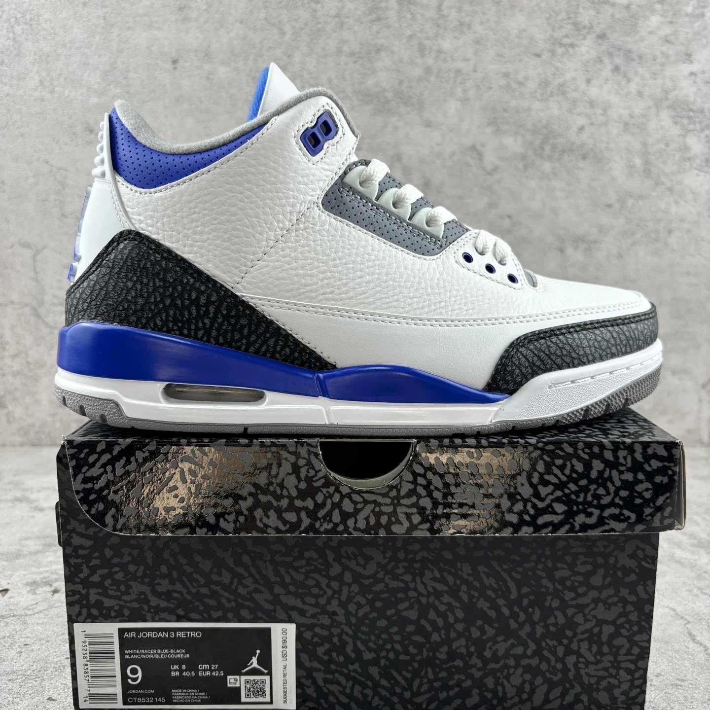 Jordan 3 Retro Racer Blue CT8532-145