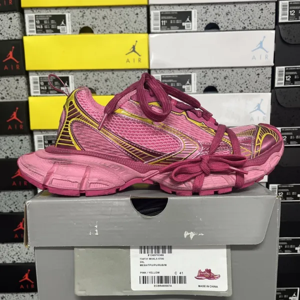 Nike Internationalist Pink / Yellow Running Shoes - 1