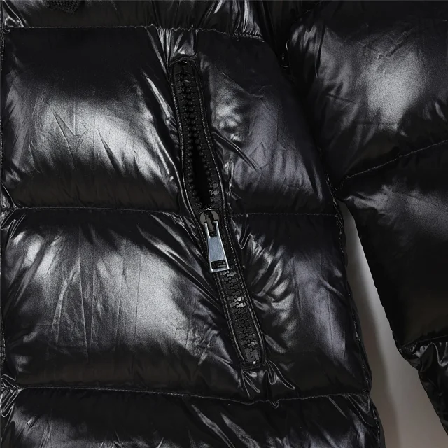 Moncler Down Jackets Hooded Puffer Jacket with Sleeve Logo Patch product detail image 63