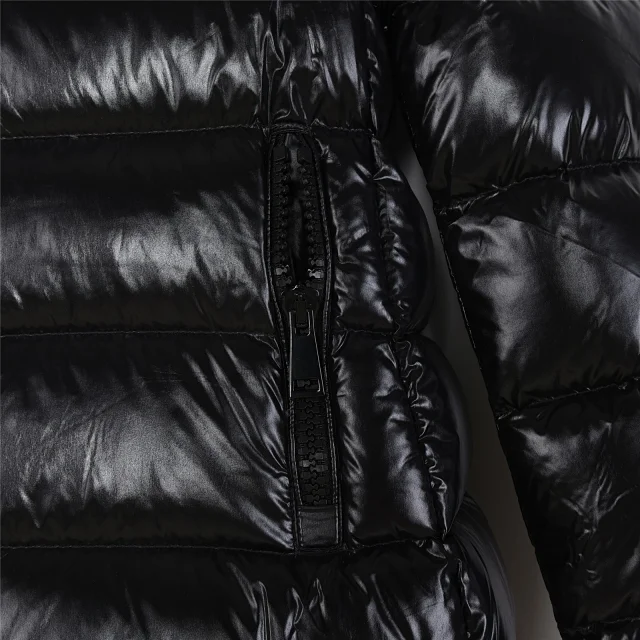 Moncler Down Jackets Hooded Puffer Jacket with Sleeve Logo Patch product detail image 44