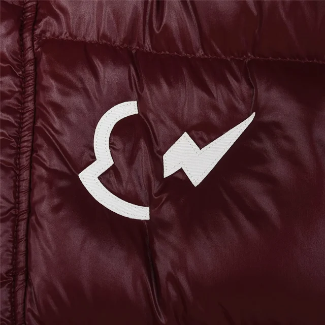 Moncler Down Jackets Hooded Puffer Jacket with Sleeve Logo Patch product detail image 14