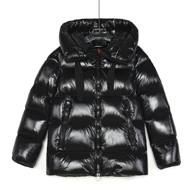Moncler Down Jackets Hooded Puffer Jacket with Sleeve Logo Patch product detail image 58