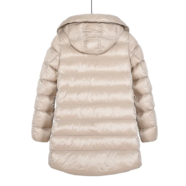 Moncler Down Jackets Hooded Puffer Jacket with Sleeve Logo Patch product detail image 31