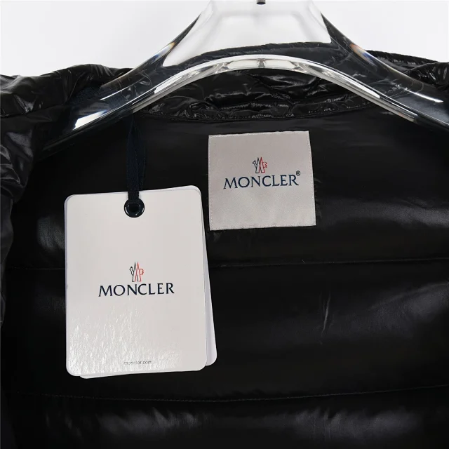 Moncler Down Jackets Hooded Puffer Jacket with Sleeve Logo Patch product detail image 46