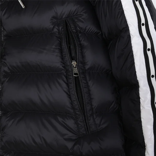 Moncler Down Jackets Hooded Puffer Jacket with Sleeve Logo Patch product detail image 6