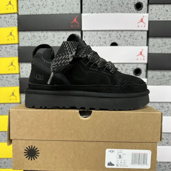 UGG x Lonnel Black Chunky Platform Sneakers - 1