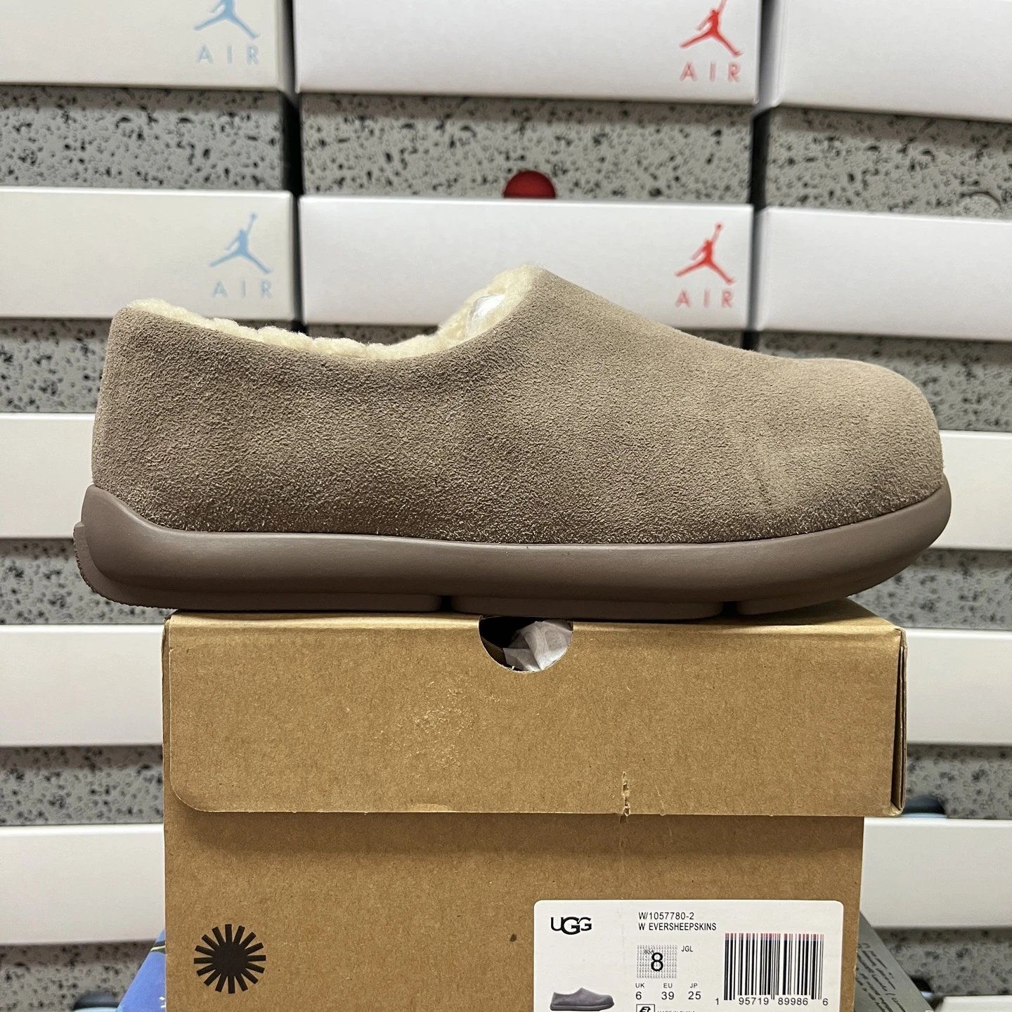 Top UGG 1057780-2 Brown Baotou Half Slippers（35-40） SKU image